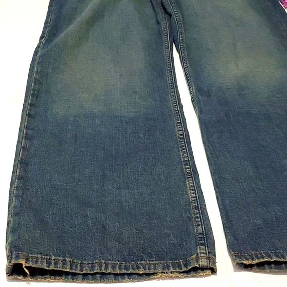 Perry Ellis Cottons Vintage Retro Medium Wash Straight Leg Jeans 42 x 32 - Picture 5 of 12